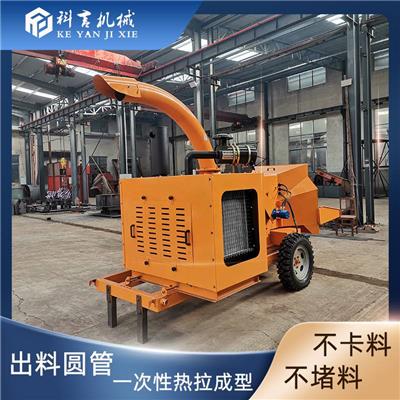 6158型园林枝条碎木机移动新款树木秸秆机械破碎机树木树枝粉碎机正规厂家