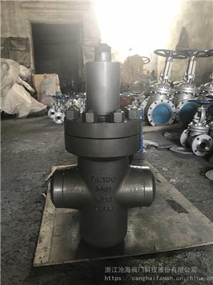 CHVJ 沧海阀门 平板闸阀Z63Y-160 DN250高压焊接 油田注水阀
