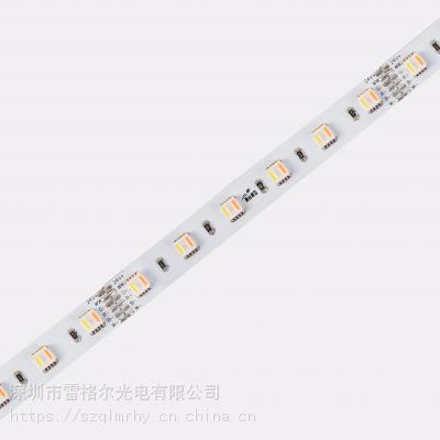 RGBWCW五色软灯条72灯 60灯五合一七彩调色温氛围灯带 深圳灯带工厂批发