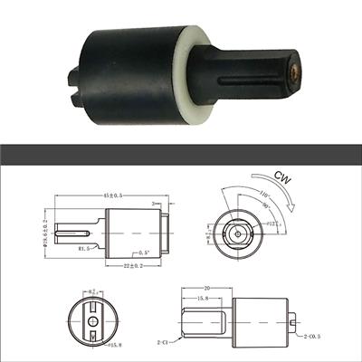 PR-T098A锌合金轴心阻尼器 马桶盖阻尼器