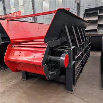 链板式鹅卵石输送机 矿山板链输送带 废钢载重链板给料机