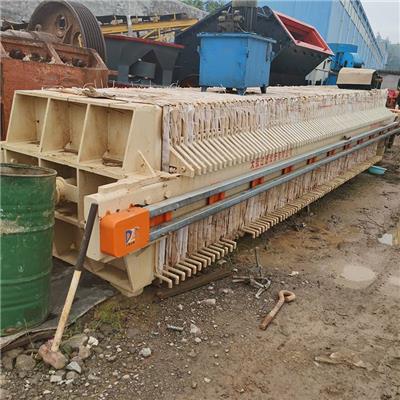 处理大张二手250平方洗沙污水污泥脱水机 洗砂污水处理设备二手板框压滤机