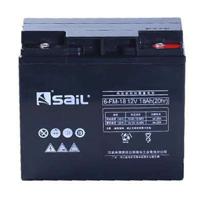 唐山风帆UPS蓄电池铅酸蓄电池12V-18AH全国供给