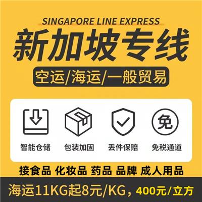 邮寄新加坡快递小包新加坡跨境电商物流