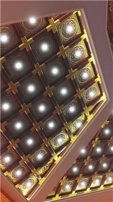 仙缘古建寺庙室内经典铝合金吊顶案例分享