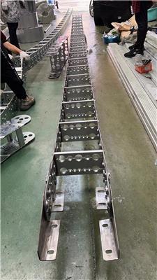 304不锈钢钢制拖链,工业重型钢制拖链