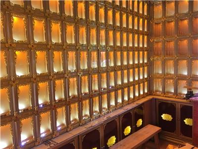 仙缘装饰古建寺庙室内A级防火铝合金神佛龛装修设计款式
