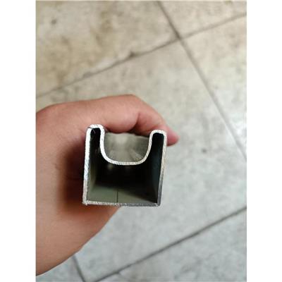 玻璃护栏用镀锌凹形焊管价格 阳台护栏 规格齐全