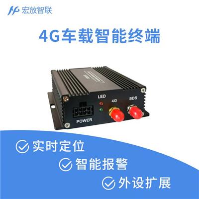 北斗4g车载gps定位器货车混凝土车辆油量温湿度正反转监控