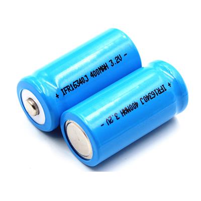 123A 可充电磷酸铁锂电池IFR16340J 400mAh 3.2V