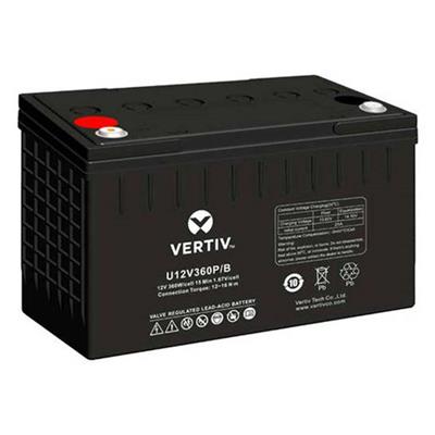 VERTIV维谛蓄电池U12V360P/B 12V100AH直流屏 UPS电源用