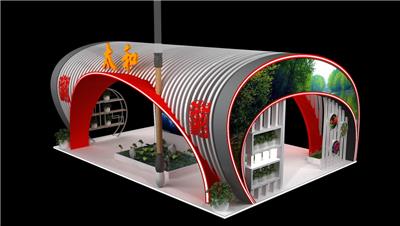 花博会主场设计搭建-特装展台设计-美赛展览