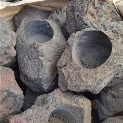 浙江多肉**防烂根花盆 黑色火山石红色火山石花盆 厂家批发可定做