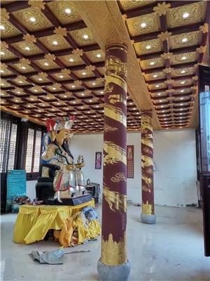 仙缘装饰古建筑寺庙私人佛堂环保材料铝合金吊顶装修设计款式