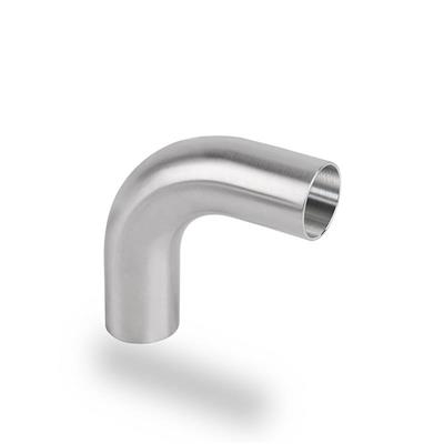 新莱 卫生型 ASME BPE / ISO 焊式90度长弯头 316L 机抛 / 电抛