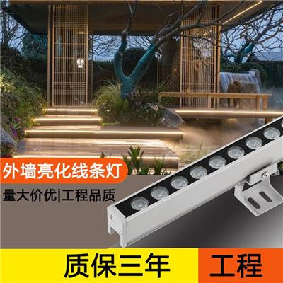南宁街道轮廓灯小功率洗墙灯明可诺外墙招牌亮化dmx512线条灯