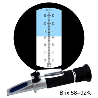 晨旸糖度计58-92%手持式折射仪折光仪糖浆浓度计果酱液糖稀测试计