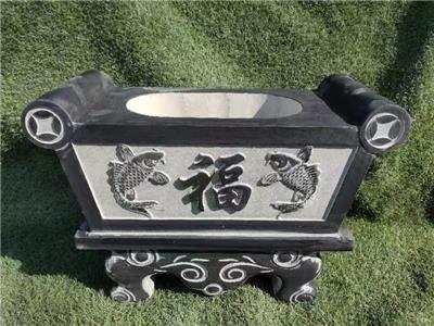 青石仿古香炉