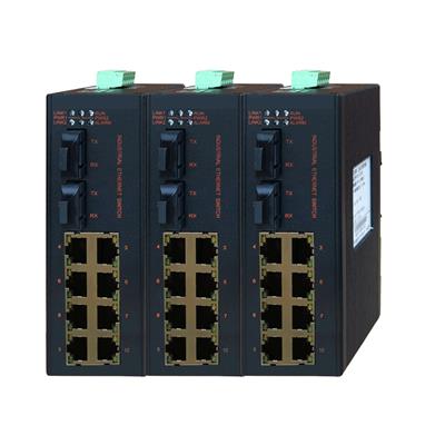MXS5210B工业级百兆2光8电网管型自愈环网交换机