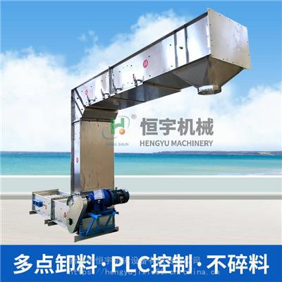 恒宇连续式不锈钢316耐火材料厂用z型提升机HYZD-2L