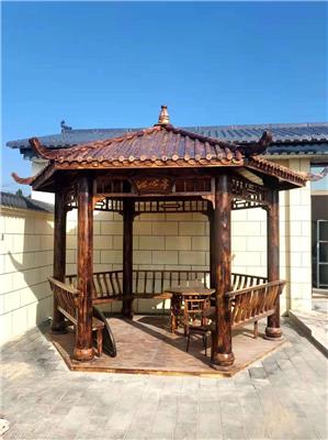 怀柔庭院防腐木葡萄架