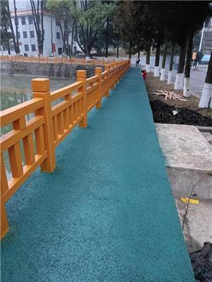 昭通市彩色混凝土 透水混凝土材料 压模地坪材料 透水混凝土增强剂厂家