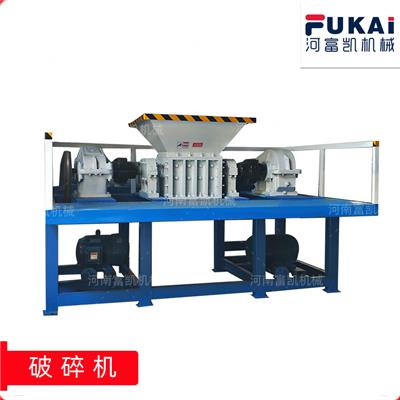 双轴轮胎破碎机_家畜尸体撕碎机_富凯木料撕碎机