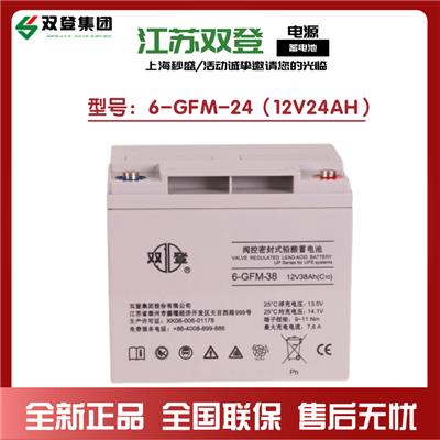 宜春市双登蓄电池6-GFM-24规格及参数说明