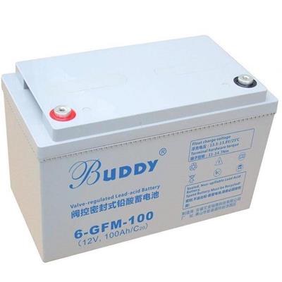 BUDDY宝迪蓄电池6-GFM-100 12V100AH消防机房UPS直流屏用