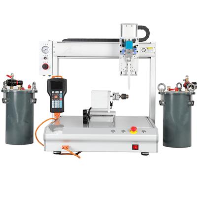 瑞德鑫三轴平台喇叭音响壳体双液自动点胶机