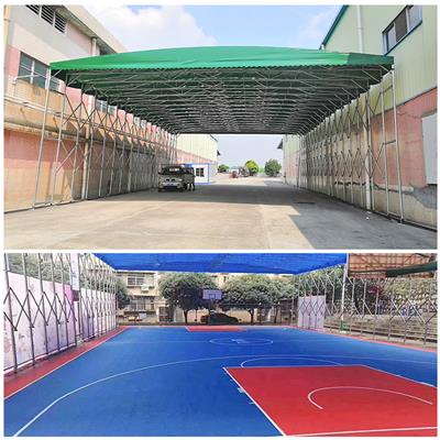 定做定制 延边抗风电动推拉篷 湘粤钢构XXGG