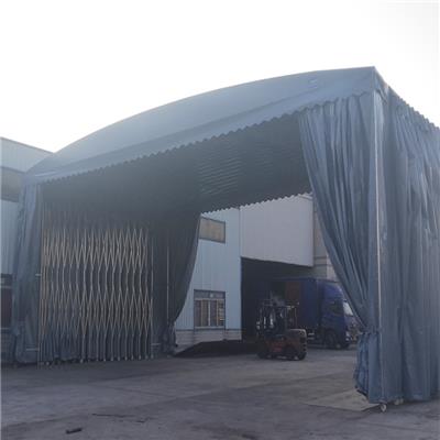 屋顶双轨道 悬空电动推拉篷XYQJP-01 淮安清江浦厂房移动顶棚