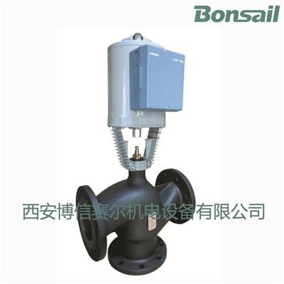 西门子温控阀SKC60执行器混装阀 二通流量阀 电调阀 比例阀