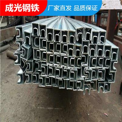 护栏夹玻璃凹槽管-可折弯生产加工