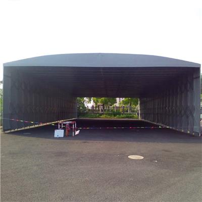 工厂移动雨篷 盐田活动仓库雨棚 XYYT-01户外仓储 深圳电动推拉棚