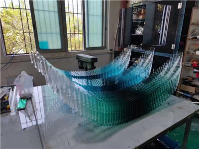 透明亚克力水晶工艺月亮造型摆件会展装饰