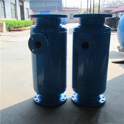 鄂尔多斯 法兰式反冲洗过滤器 立式角通除污器 手动反冲洗过滤器