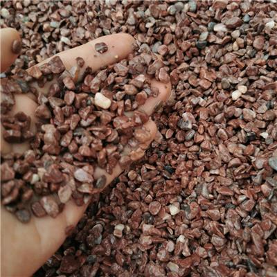 红色水洗石厂家 河北永顺红色米石产地