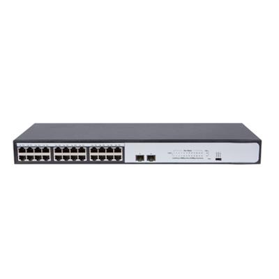 S1224F 以太网交换机 24个10/100/1000Mbps自适应以太网端口 2个1000Base-X SFP端口