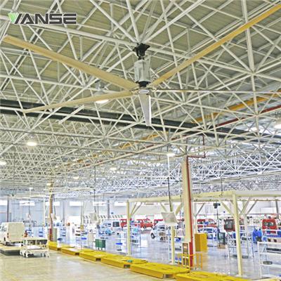 山东青岛工业大型风扇车间用工业大吊扇厂家 全国包安装