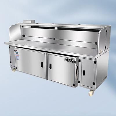 摆摊移动烧烤炉，自在炭火烧鸡翅，轻巧随行