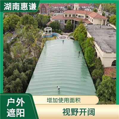 体育馆活动遮阳蓬 一键伸缩 清洗维护方便