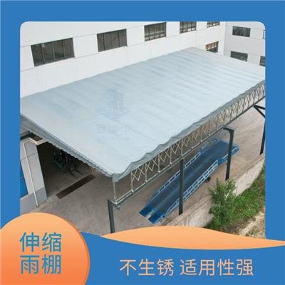 佛山电动雨棚 足球场雨蓬 牢固耐用 结实整体