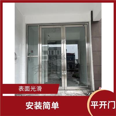阜阳玻璃不锈钢平开门 安装简单 具有较好的耐磨性能