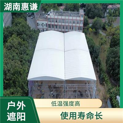 篮球场电动防雨蓬 视野开阔 增加使用面积