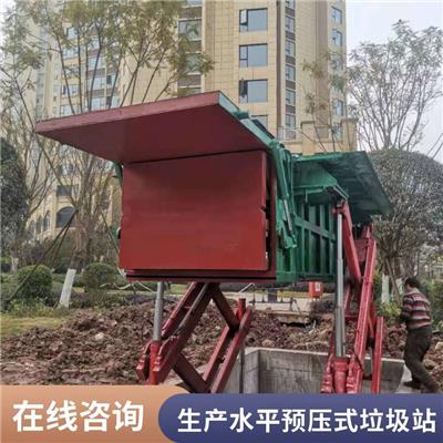 水平预压式垃圾压缩机【德胜自产】