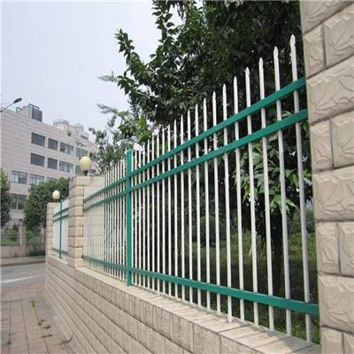 锌钢护栏 小区围栏 厂区围挡 白绿栏栅 保质期 定制栅栏 防护网 隔离网