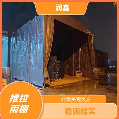 夜市大排档遮雨棚 结构可靠性高 表面静电粉末喷涂处理技术