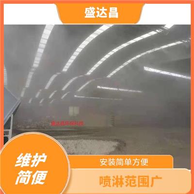 百色市搅拌站料仓喷淋降尘全覆盖 使用寿命长 远程全自动控制