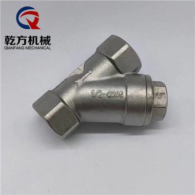304内丝过滤器，2205材质内螺纹过滤器 Y型过滤器